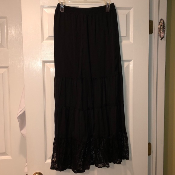 Xhilaration Dresses & Skirts - Black lace maxi skirt Xhilaration Dresses & Skirts - Black lace maxi skirt